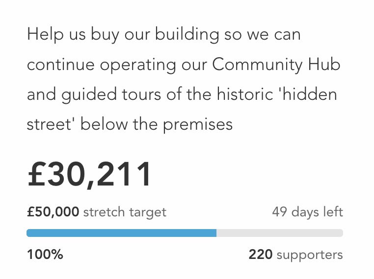 We’ve reached our first fundraising goal!