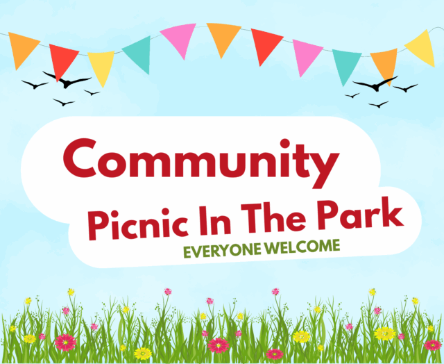 Community picnic in the park - Everyone welcome