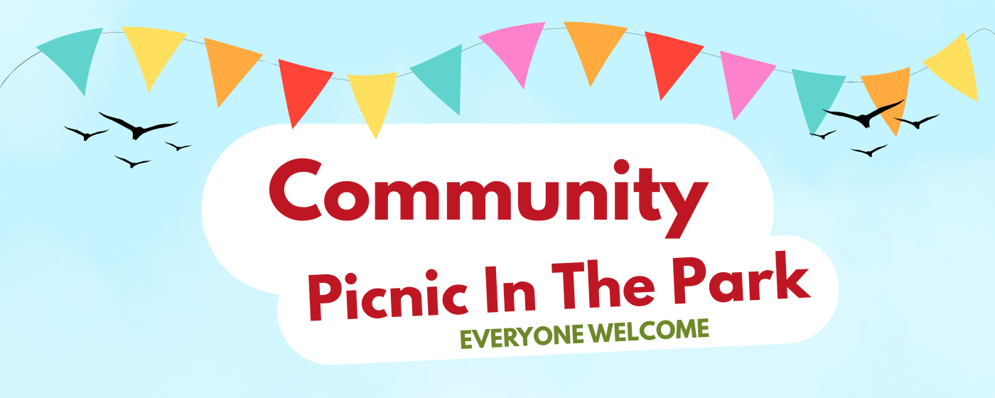 Community picnic in the park - Everyone welcome